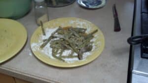 dredge in raw egg add flour