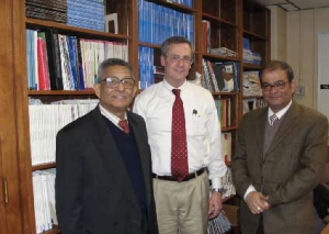 Banerji`s with Dr. Donald Campbell at St. Luke’s Hospital, Kansas